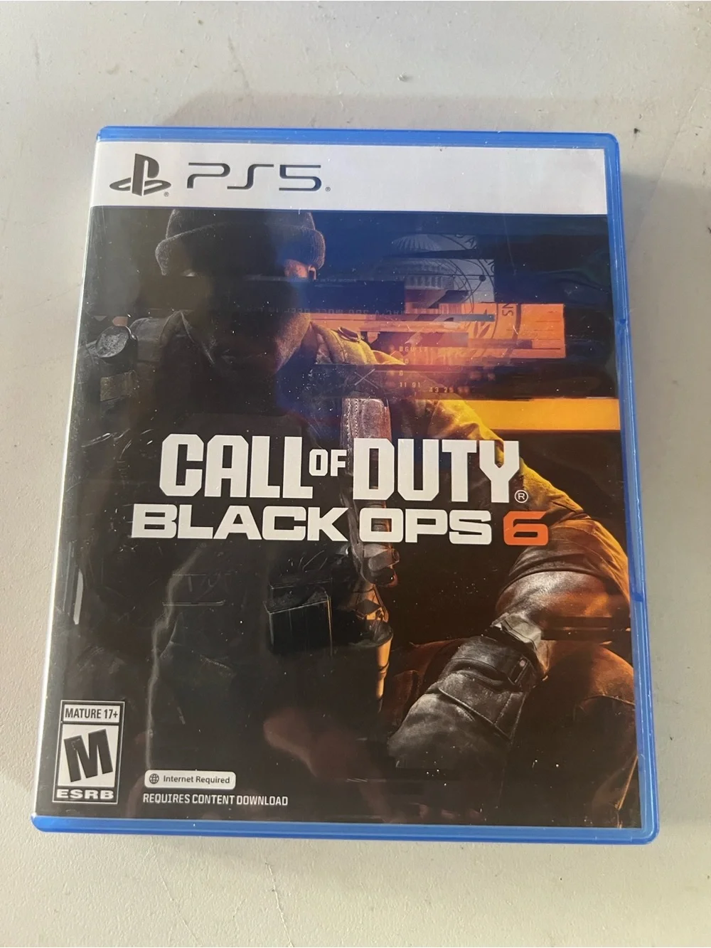 Sony PS5 Call of Duty: Black Ops 6 – Black & Orange Cover Art - Picture 1 of 4